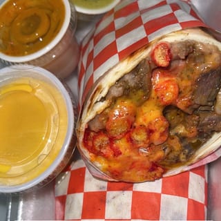 Hot Cheetos Burrito
