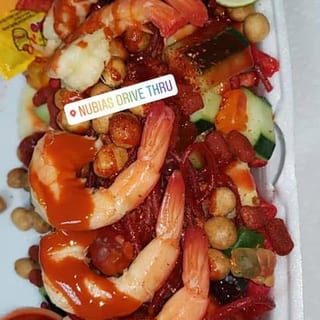 Pepinos Preparados with Shrimp