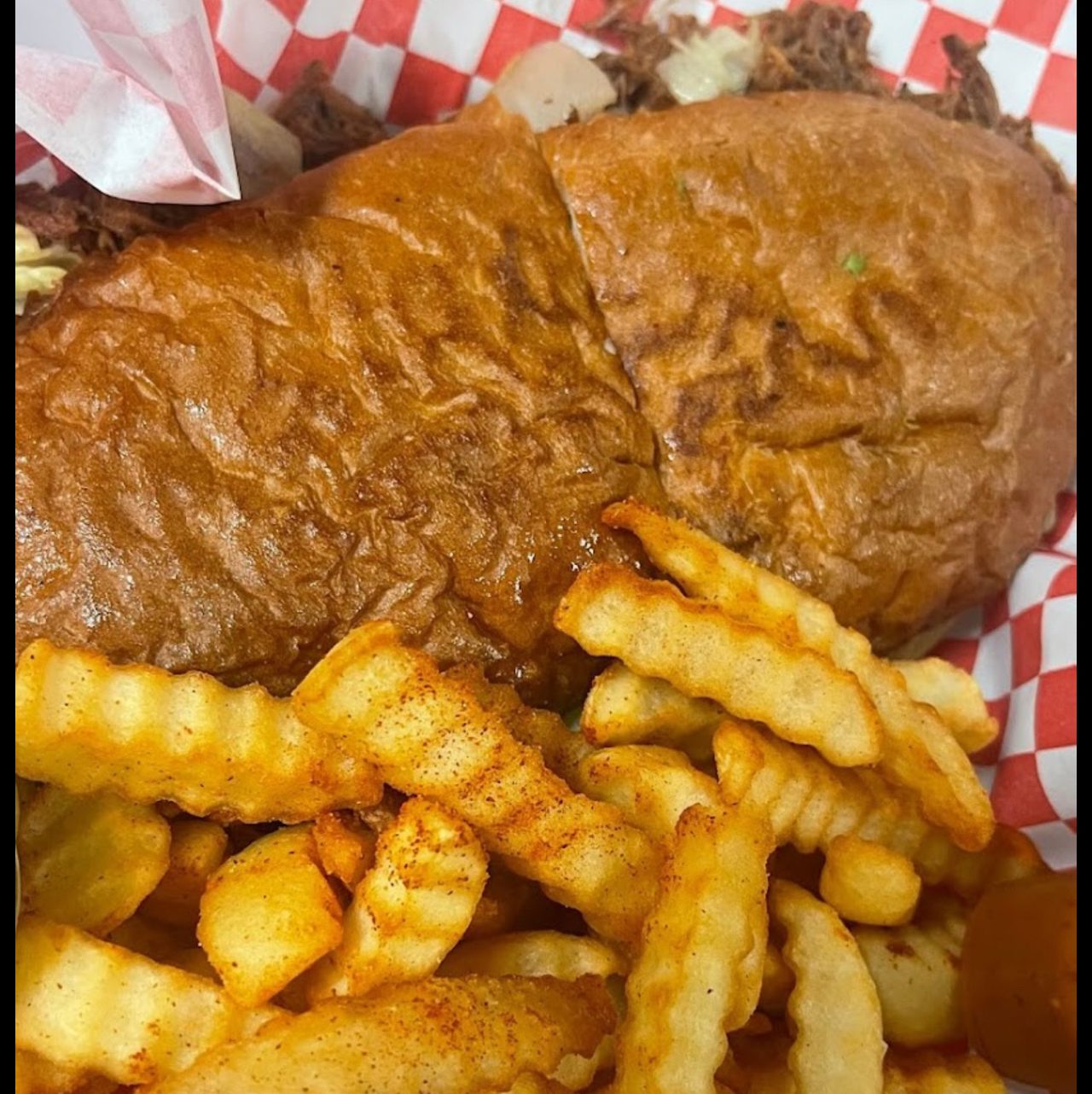 Torta with Fries.