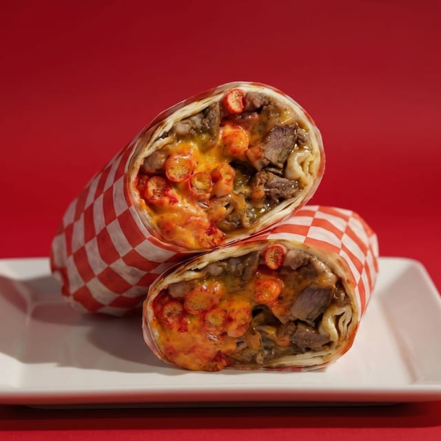 Hot Cheetos Burrito.